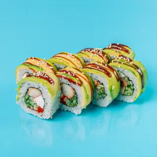 Угорь в нежном авокадо