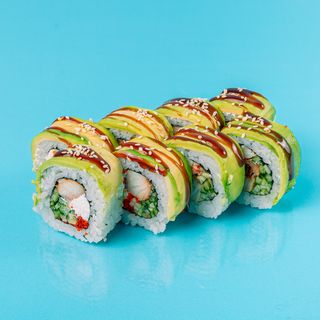 Угорь в нежном авокадо