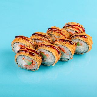 Темпура с лососем и авокадо