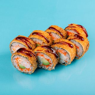 Темпура с креветкой и авокадо