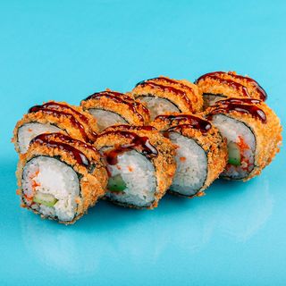 Темпура с крабом и авокадо