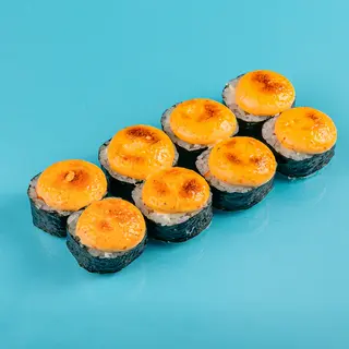 Запеченный ролл с лососем