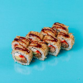 Бонито с жаренным лососем