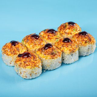 Запеченный ролл с угрем + напиток в подарок