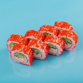 Ролл острая калифорния с крабом