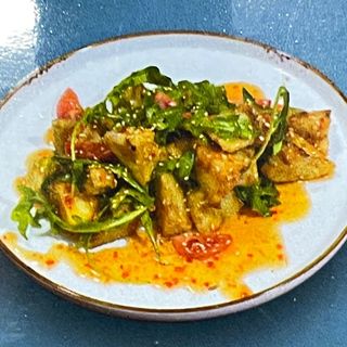 Салат "Сладкий хрустящий баклажан"