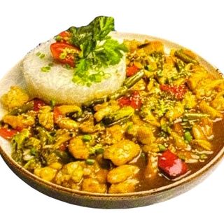 Куриное филе в кисло-сладком соусе