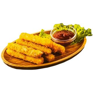 Куриные палочки с кетчупом