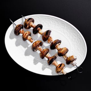 Шампиньоны на гриле