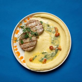 Куриные котлеты с пюре