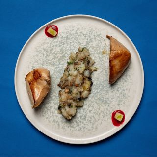 Куриная грудка с картошкой