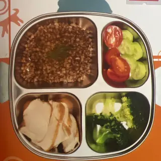 Гречка с курицей