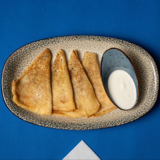 Блинчики со сметаной