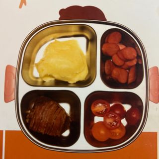 Пюре с сосиской