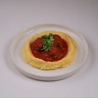 Томлёное мясо с орзо