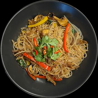 Фунчеза с креветками