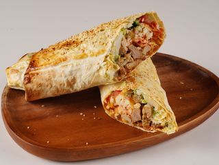 Запечённая шаурма с курицей