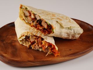 Мини шаурма с курицей