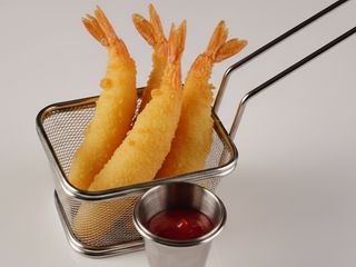 Креветки в кляре