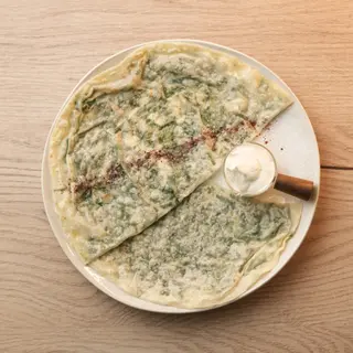 Кутабы с сыром и зеленью