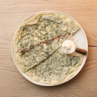 Кутабы с сыром и зеленью