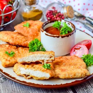 Куриная грудка в панировке