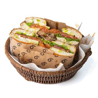 Деревенский бублик со слабосоленой форелью (345гр)