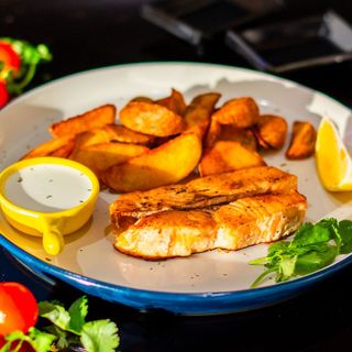 Стейк из лосося