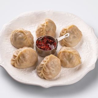 Манты с тыквой с лазы (6шт)