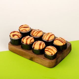 Запеченный ролл лосось