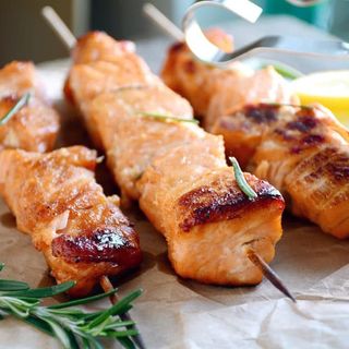 Форель на мангале кусковой 