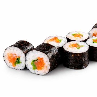 Ролл с форелью