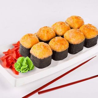 Запеченные роллы с форелем