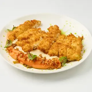 Куриная пикката с морковным пюре (содержит аллергены)