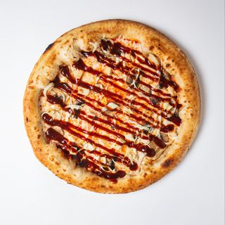 Куриная с грибами в соусе барбекю