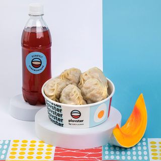 Комбо манты с тыквой и мясом