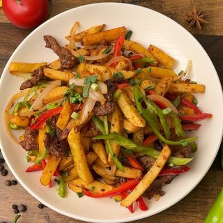 Фри с мясом (450г)