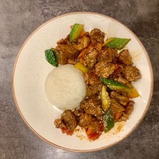 Курица с овощами