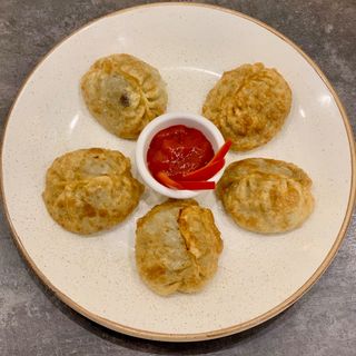 Жареный манты с говядиной