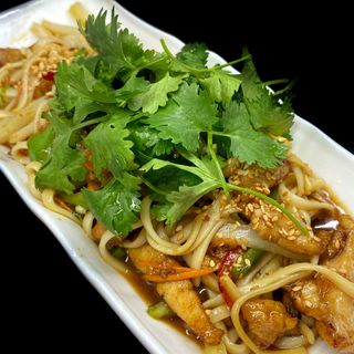 Удон с курицей