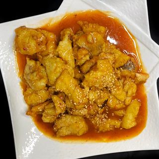 Рыба в кисло-сладком соусе