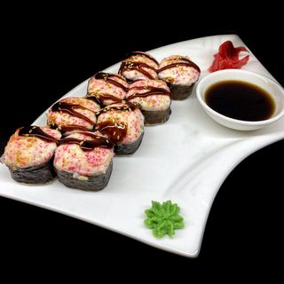 запеченный ролл с угрем