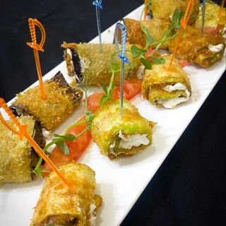 Рулет из кабачков и баклажан