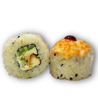 запеченный ролл с курицей