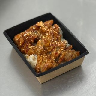 Курица свит-чили с рисом 380 гр