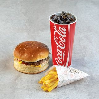 Комбо бургер на одного говядина 