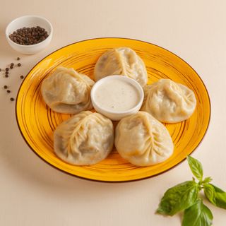 Манты с мясом (1 шт)