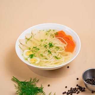 Куриный суп с домашней лапшой (350г)