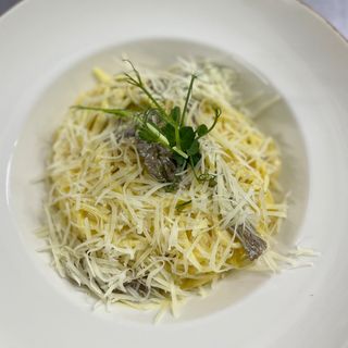 Карбонара с говядиной