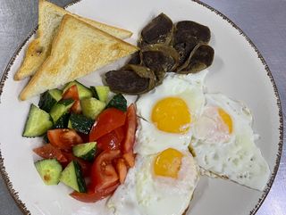 Кыргызский завтрак